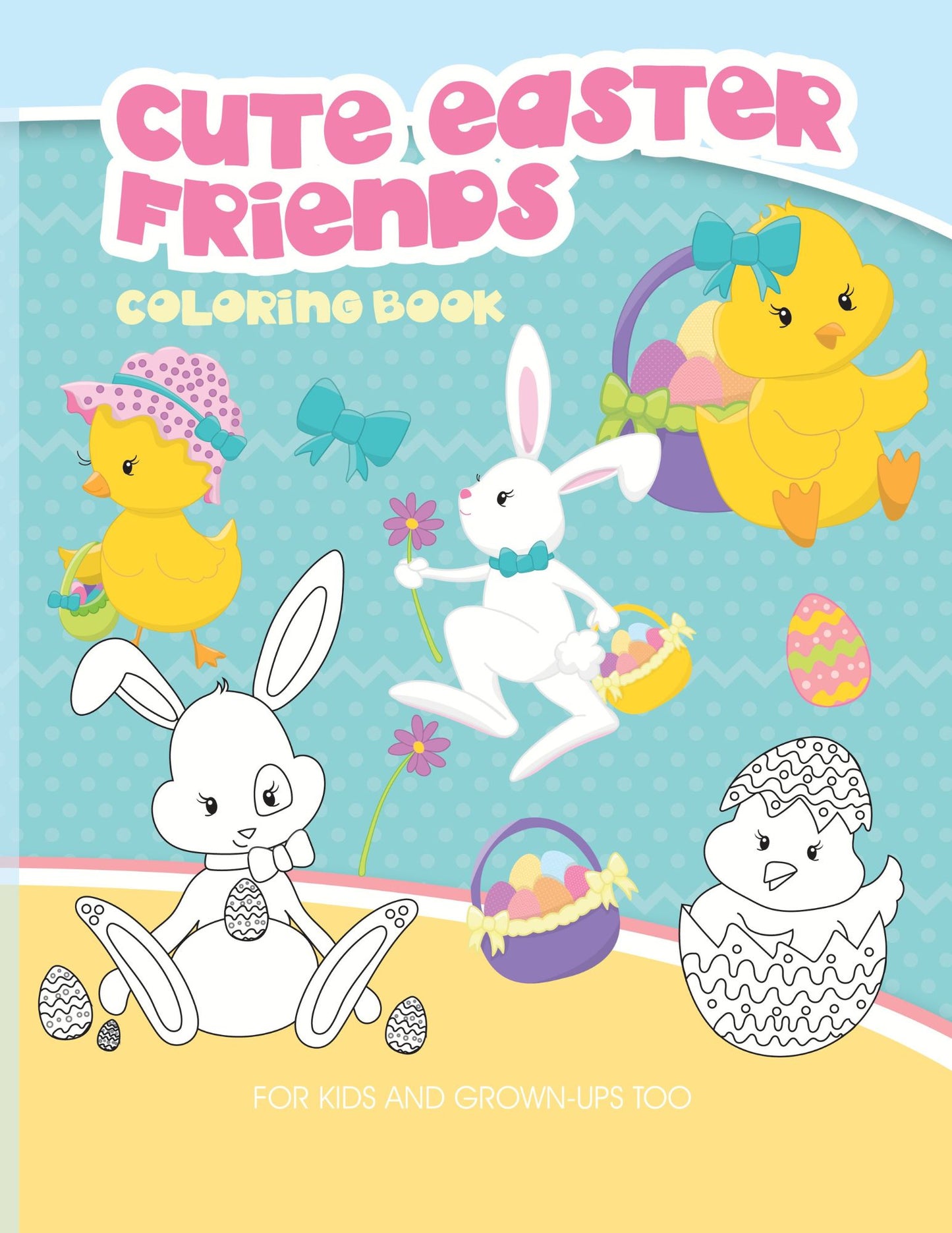 Cute Easter Friends Activity Book