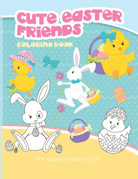 Cute Easter Friends Activity Book