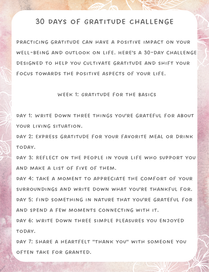 Gratitude Journal