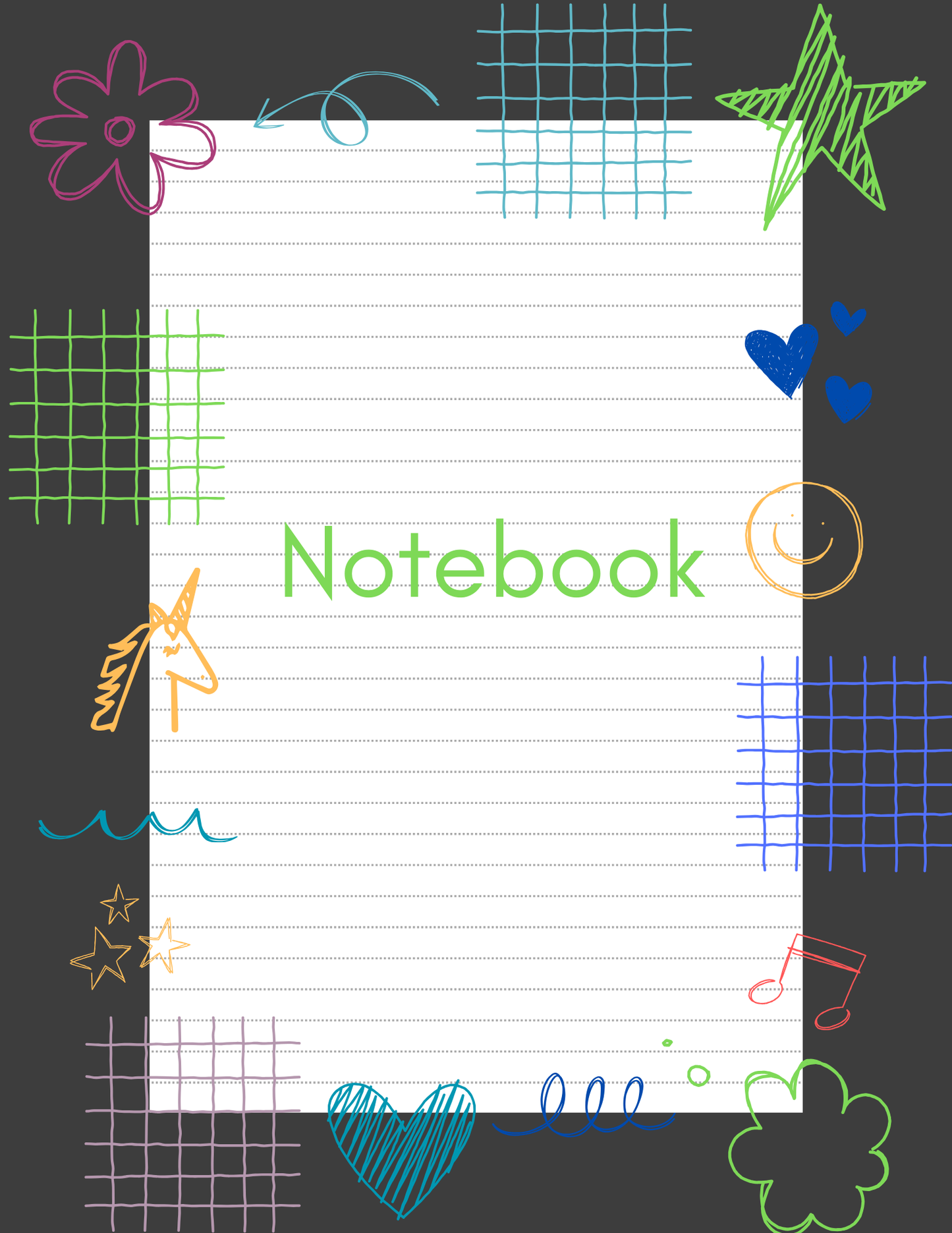 Rock Hard Notebook-Green