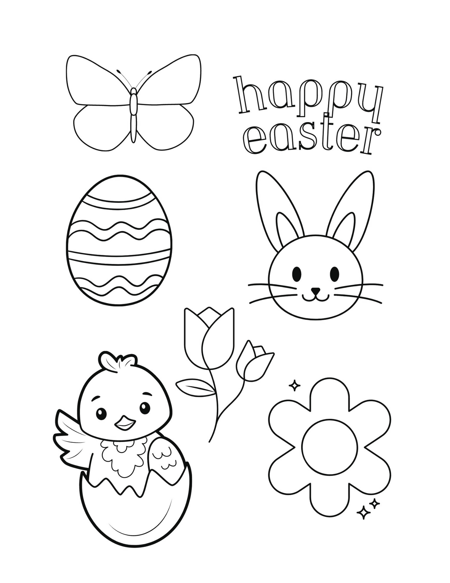 Cute Easter Friends Activity Book