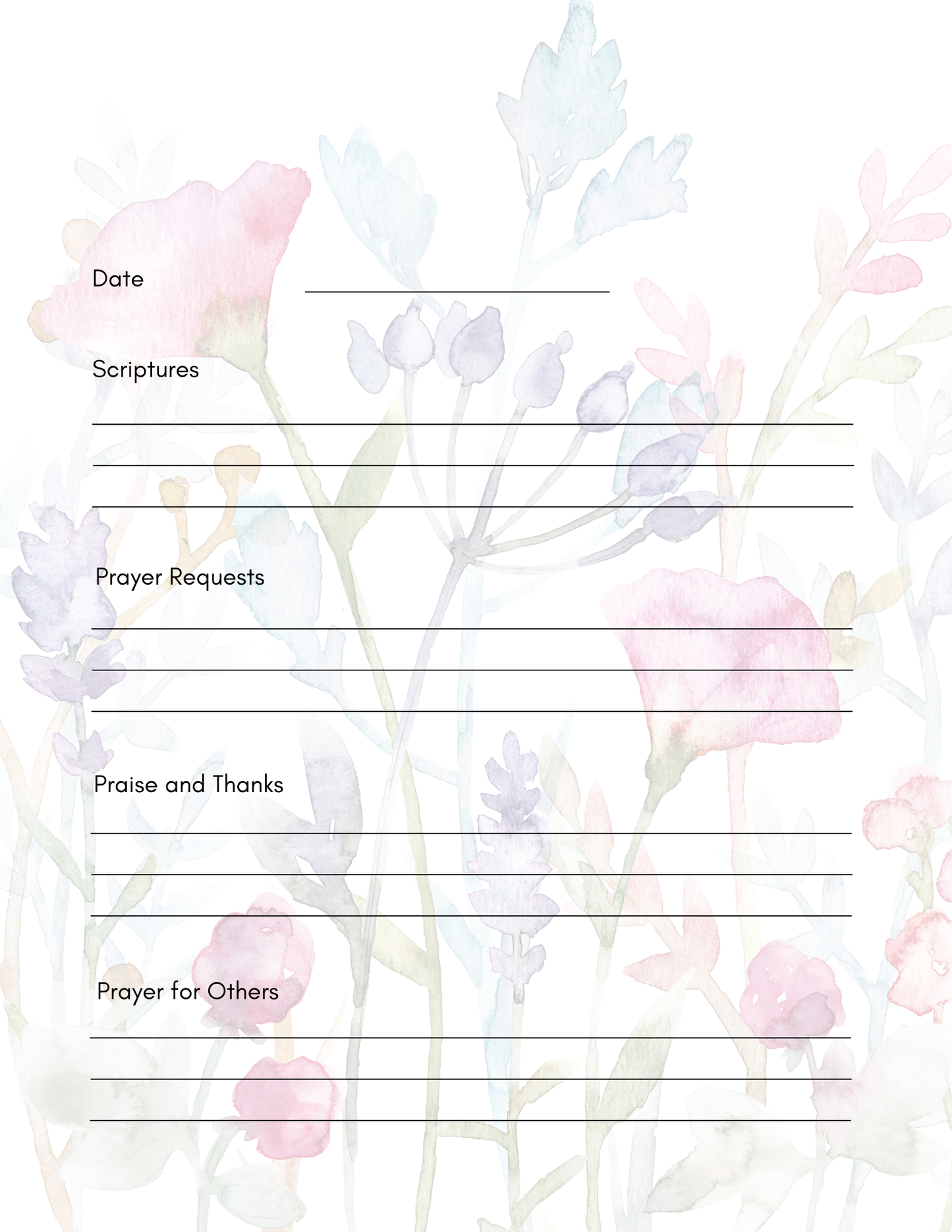 Faithful Journey Prayer Journal